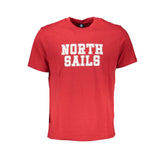 North Sails Red Cotton T-Shirt -   -  North Sails.